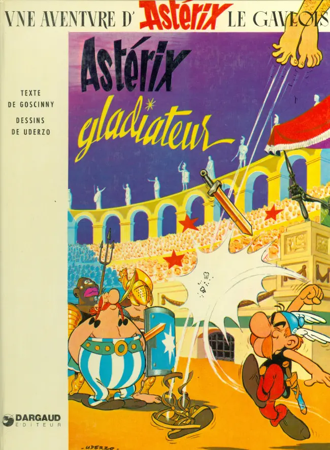 Couverture de l'album Astérix Tome 4 Astérix gladiateur