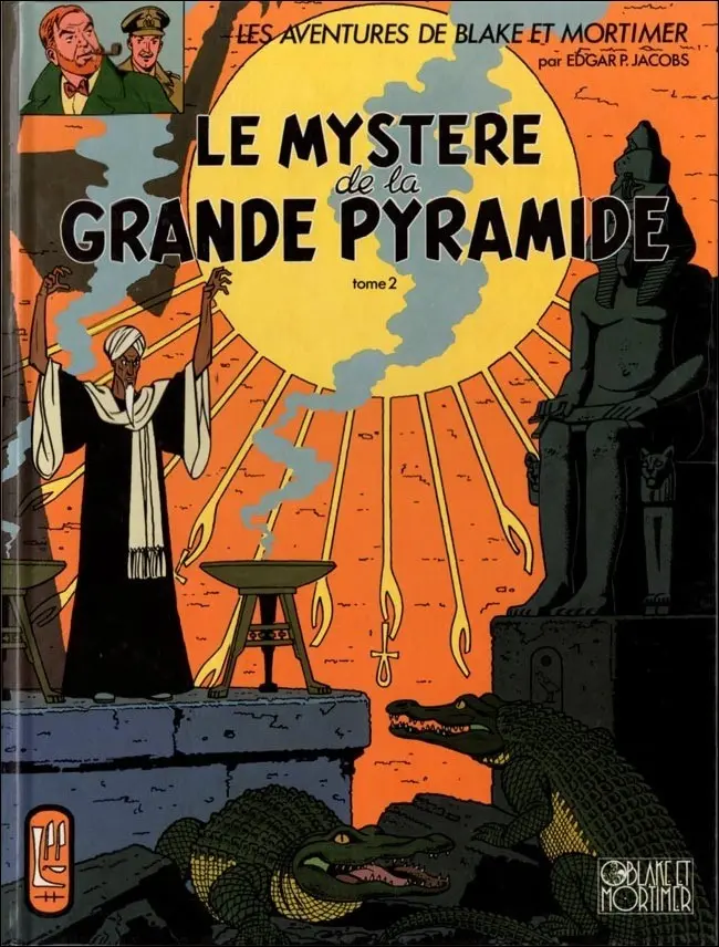 Couverture de l'album Blake et Mortimer Tome 5 Le Mystère de la Grande Pyramide - Tome 2