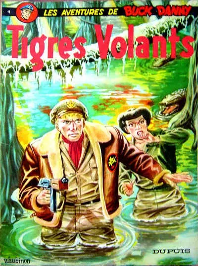 Couverture de l'album Buck Danny Tome 4 Tigres Volants