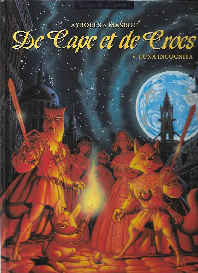 Couverture de l'album De Cape et de Crocs Tome 6 Luna incognita