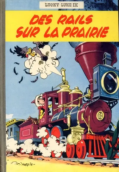 Couverture de l'album Lucky Luke Tome 9 Des rails sur la prairie