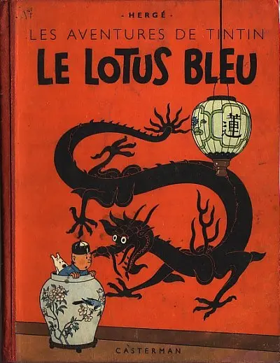 Couverture de l'album Tintin Tome 5 Le lotus bleu
