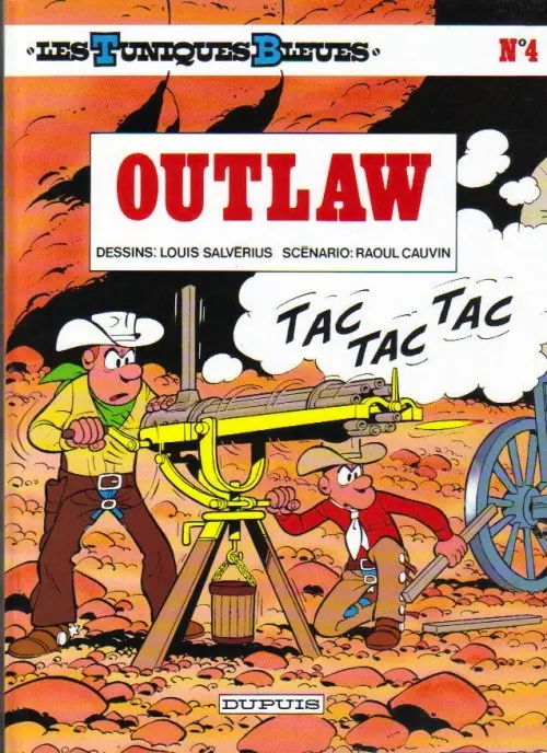 Couverture de l'album Les Tuniques Bleues Tome 4 Outlaw