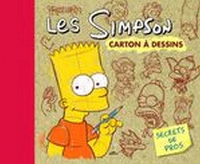 Couverture de l'album Les Simpson Carton à dessins