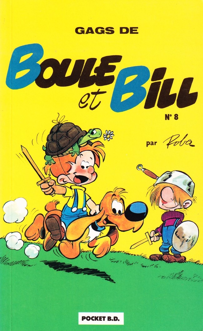 Couverture de l'album Boule et Bill Pocket BD N° 8 Gags de Boule et Bill