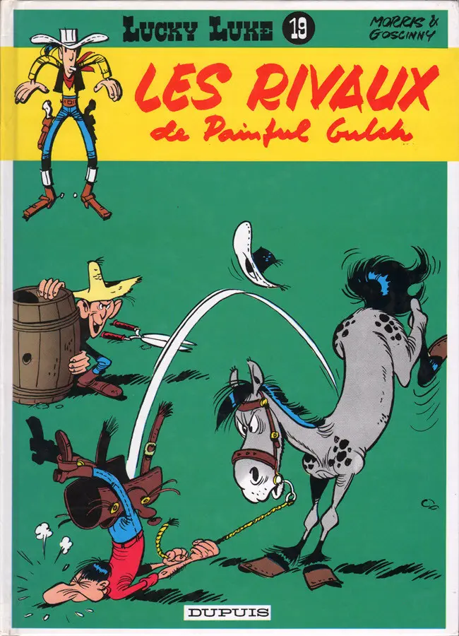 Couverture de l'album Lucky Luke Tome 19 Les rivaux de Painful Gulch