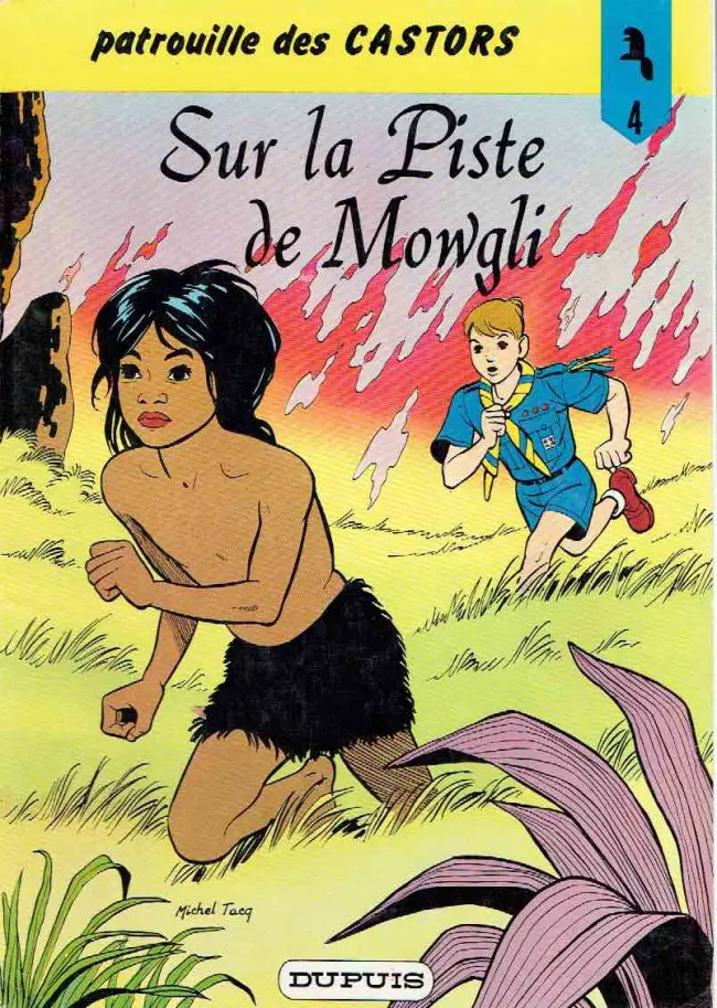 Couverture de l'album La Patrouille des Castors Tome 4 Sur la piste de Mowgli