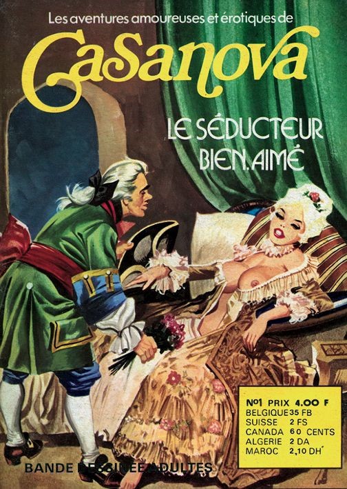 Couverture de l'album Les Aventures amoureuses et érotiques de Casanova Tome 1 Le séducteur bien aimé