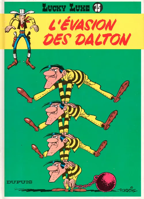 Couverture de l'album Lucky Luke Tome 15 L'évasion des Dalton