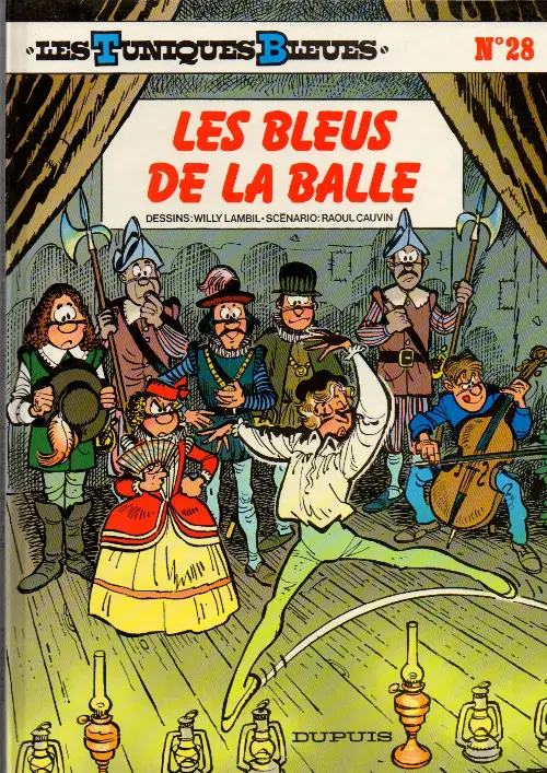 Couverture de l'album Les Tuniques Bleues Tome 28 Les bleus de la balle