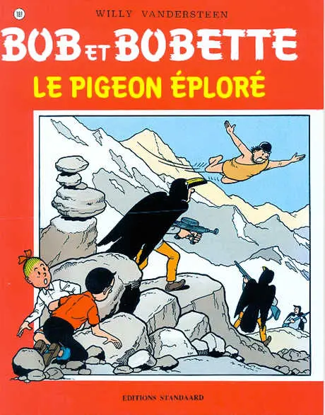 Couverture de l'album Bob et Bobette Tome 187 Le Pigeon éploré