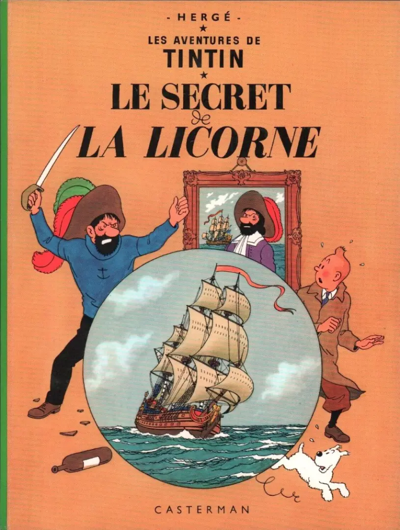 Couverture de l'album Tintin Tome 11 Le secret de la licorne