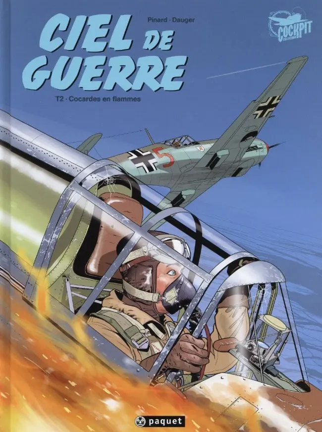 Couverture de l'album Ciel de guerre Tome 2 Cocardes en flammes