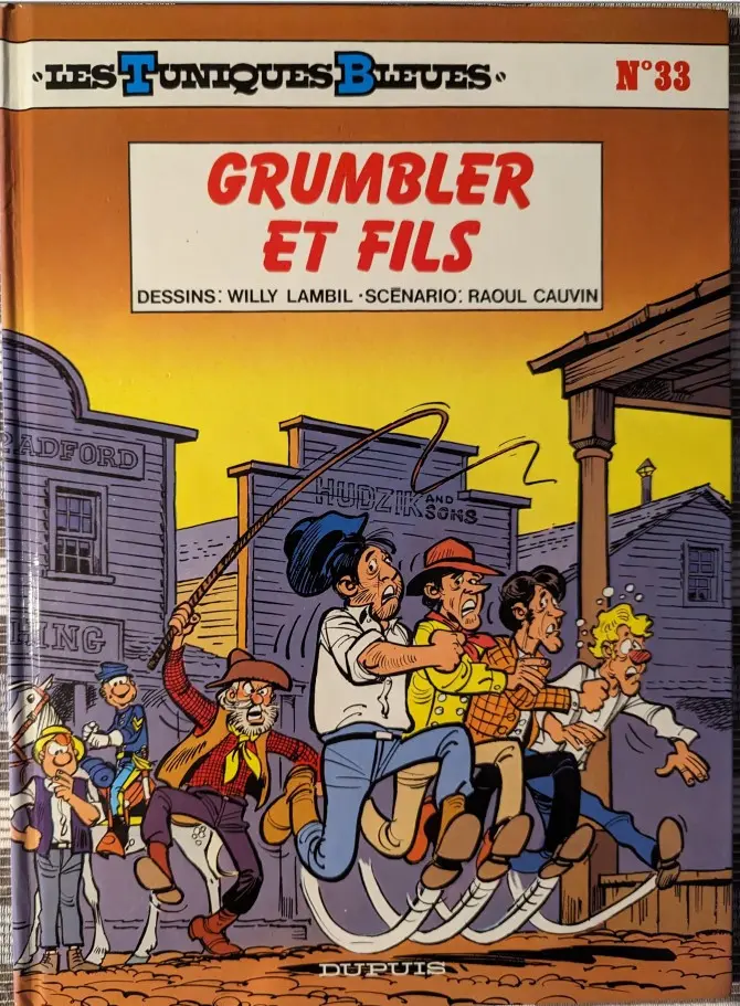 Couverture de l'album Les Tuniques Bleues Tome 33 Grumbler et fils
