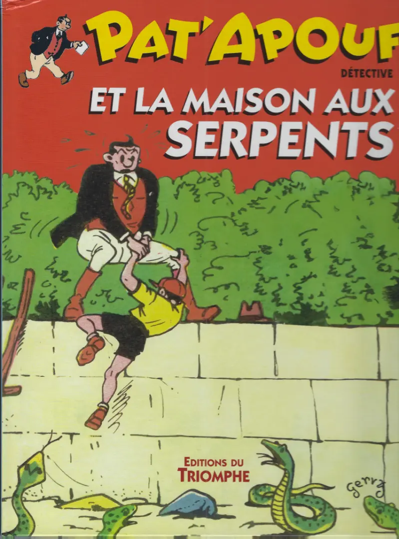 Couverture de l'album Editions du Triomphe Tome 18 Pat'Apouf et la maison aux serpents