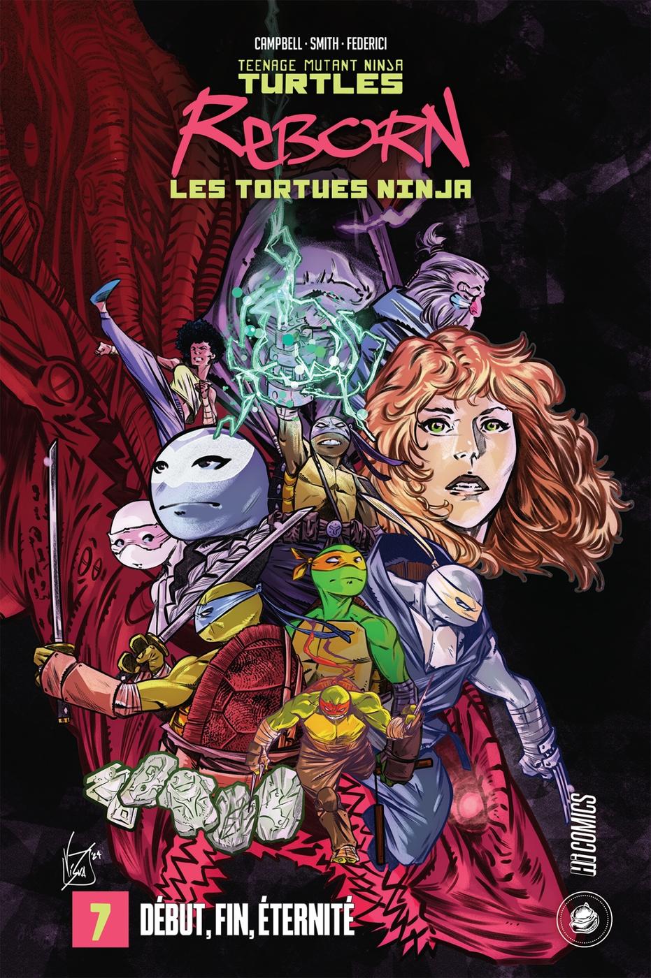 Couverture de l'album Les Tortues Ninja - TMNT Reborn 7 Début, fin, éternité