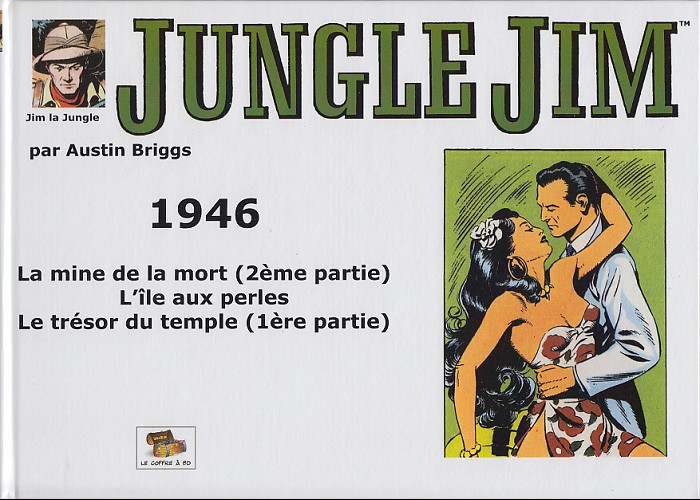 Couverture de l'album Jungle Jim 1946 - La mine de la mort (2eme partie) - L'île aux perles - Le trésor du temple (1ere partie)