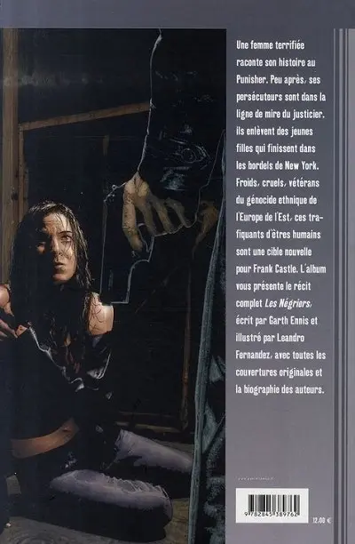 Verso de l'album Punisher Tome 7 Les négriers