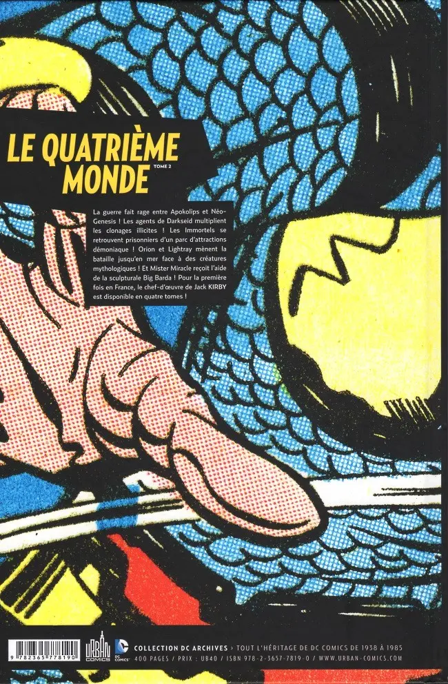 Verso de l'album Le Quatrième monde Tome 2