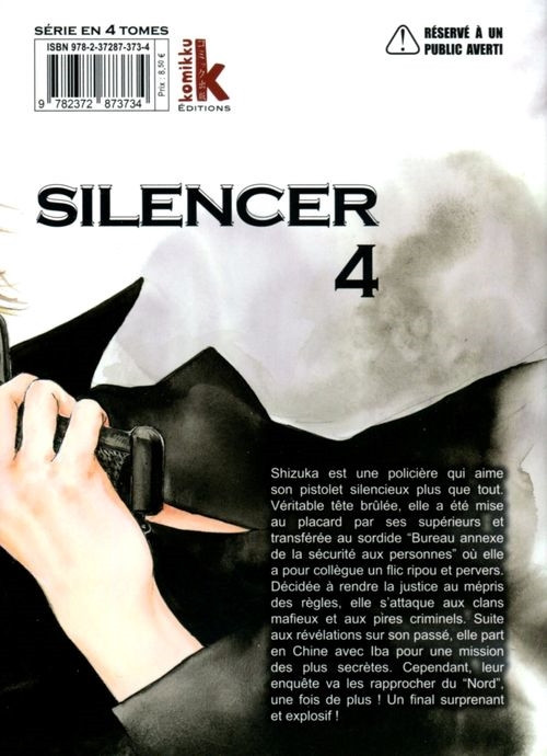 Verso de l'album Silencer Vol. 4