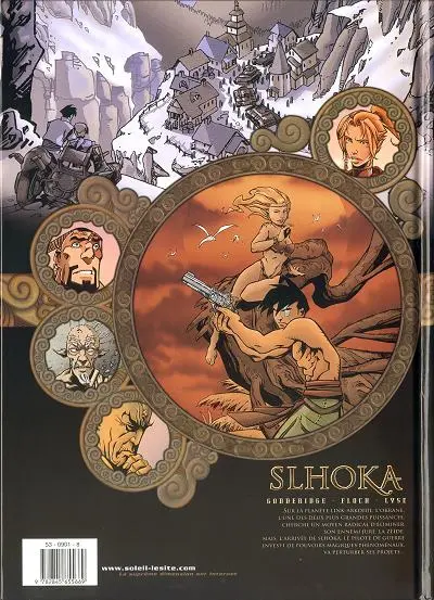 Verso de l'album Slhoka Tome 3 Le monde blanc