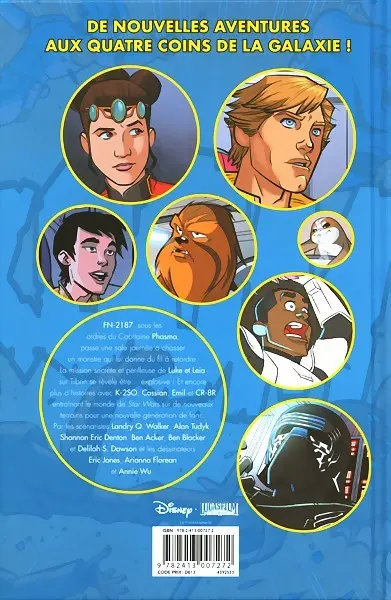 Verso de l'album Star Wars - Aventures Tome 2