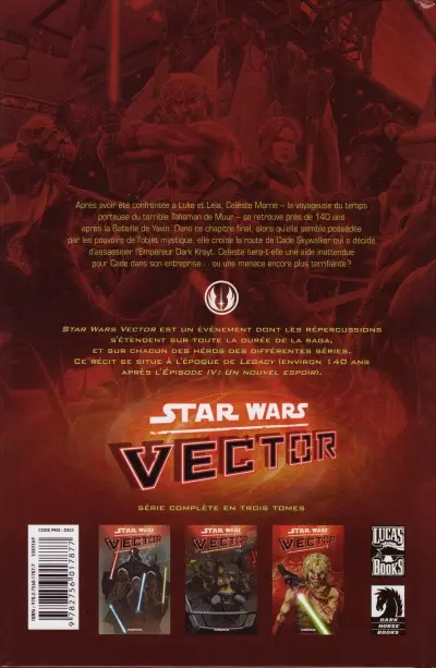 Verso de l'album Star Wars - Vector Tome 3