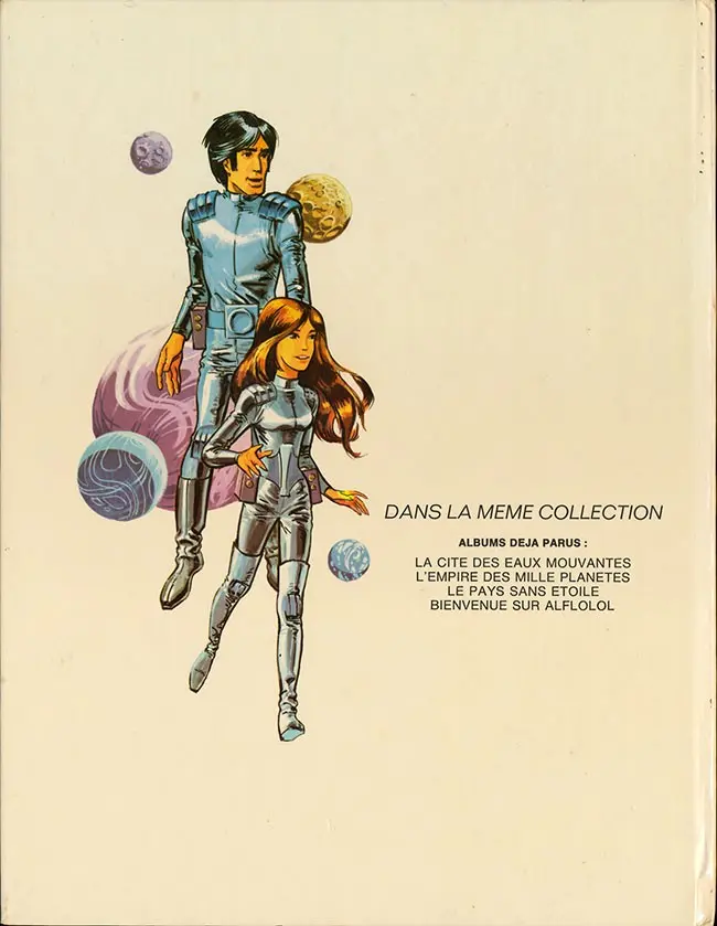 Verso de l'album Valérian Tome 4 Bienvenue sur Alflolol
