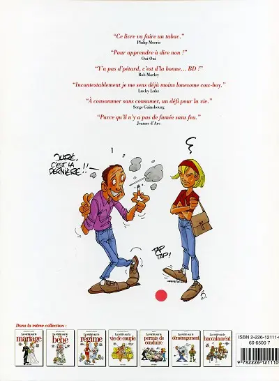 Verso de l'album La Vérité sur... Tome 7 La dernière cigarette