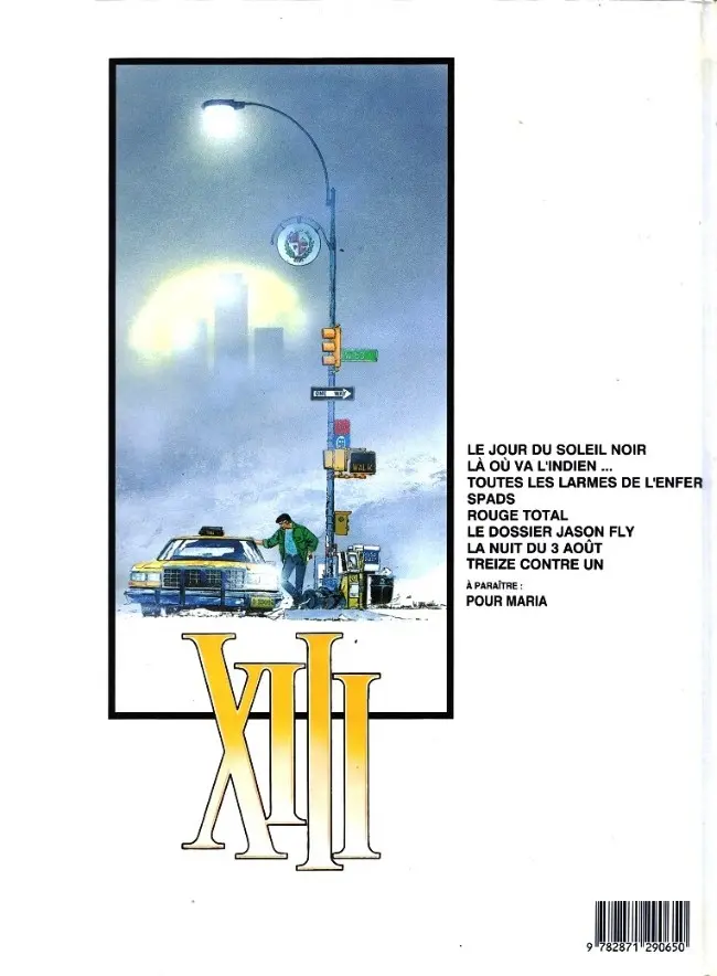 Verso de l'album XIII Tome 8 Treize contre un