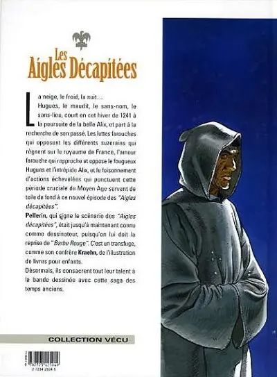 Verso de l'album Les Aigles décapitées Tome 3 Les éperons d'or
