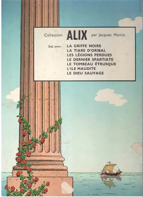 Verso de l'album Alix Tome 4 La tiare d'Oribal