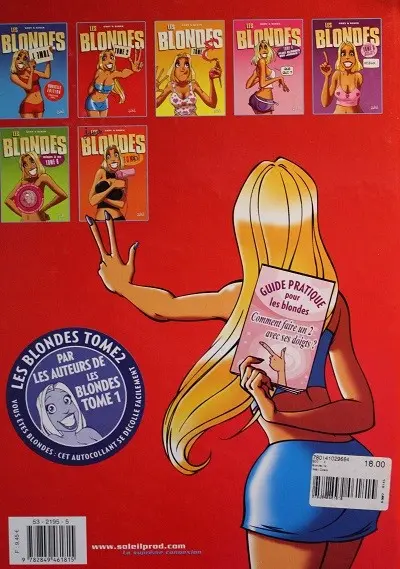 Verso de l'album Les Blondes Tome 2