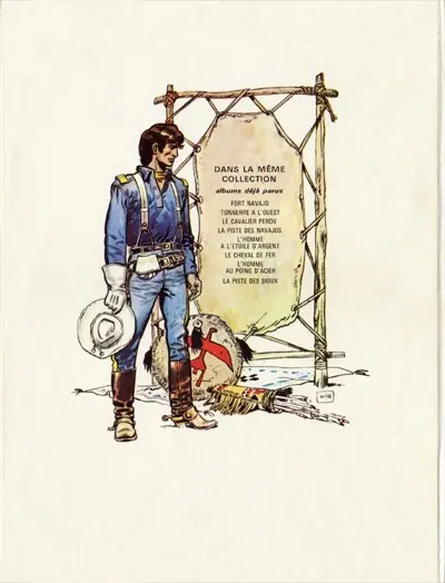 Verso de l'album Blueberry Tome 3 L'aigle solitaire