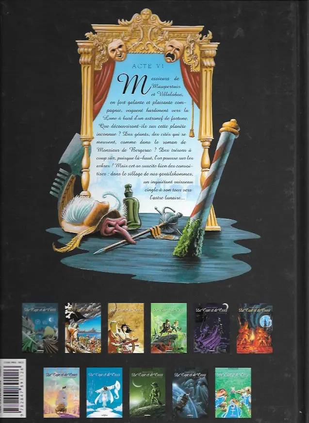 Verso de l'album De Cape et de Crocs Tome 6 Luna incognita