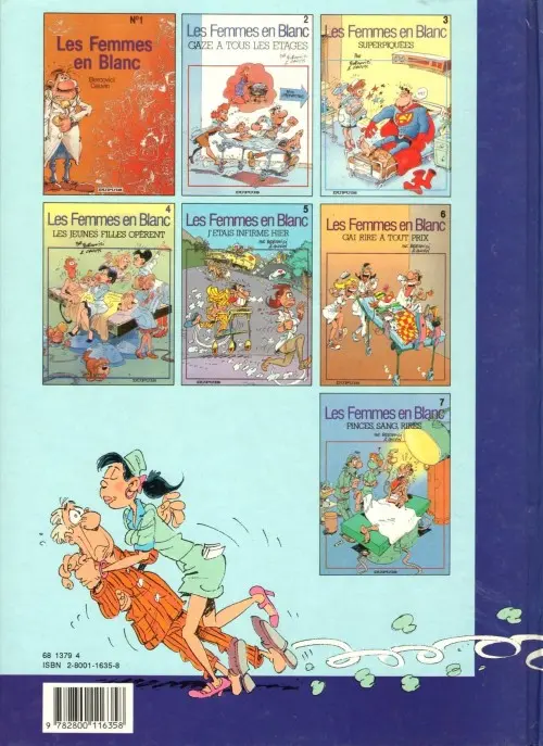 Verso de l'album Les Femmes en Blanc Tome 5 J'étais infirme hier