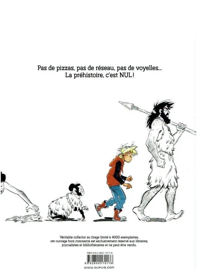 Verso de l'album Frnck Tome 1 Le Début du commencement