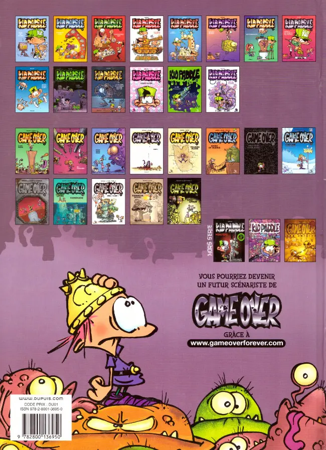 Verso de l'album Game over Tome 2 No Problemo