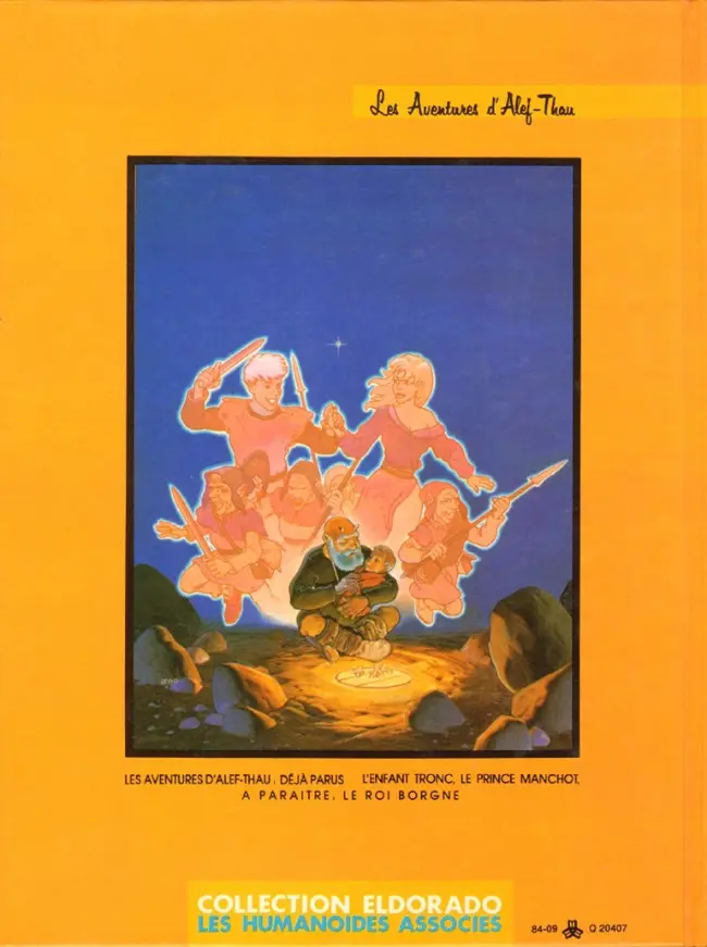 Verso de l'album Les aventures d'Alef-Thau Tome 2 Le prince manchot