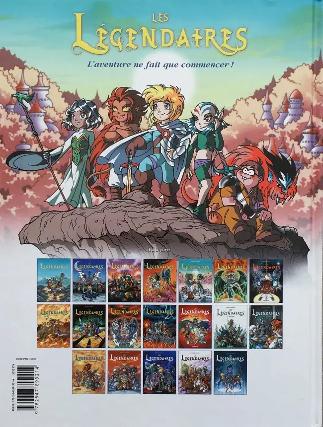 Verso de l'album Les Légendaires Tome 4 Le réveil du Kréa-Kaos