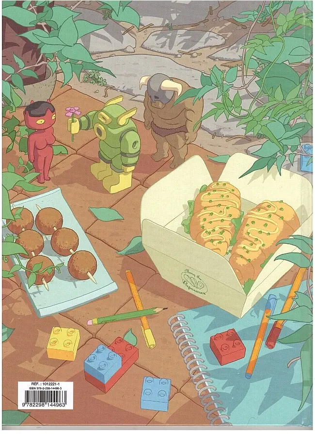 Verso de l'album Lou ! Tome 8 En route vers de nouvelles aventures