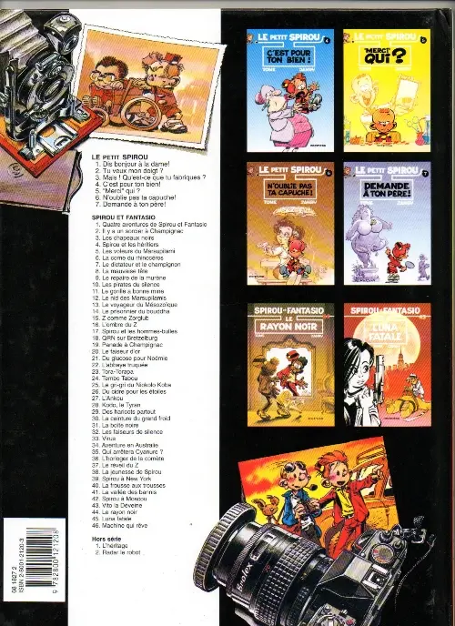 Verso de l'album Le Petit Spirou Tome 5 Merci qui ?