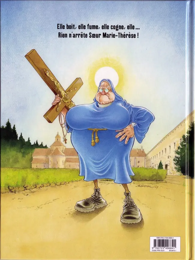 Verso de l'album Soeur Marie-Thérèse des Batignolles Tome 3 Dieu vous le rendra