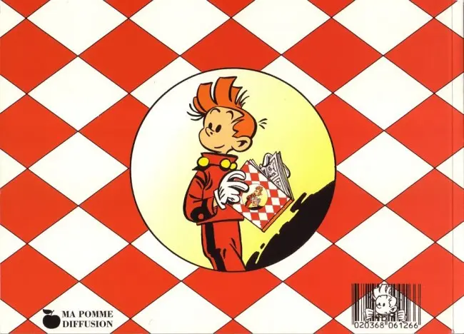 Verso de l'album Spirou et Fantasio Pirates