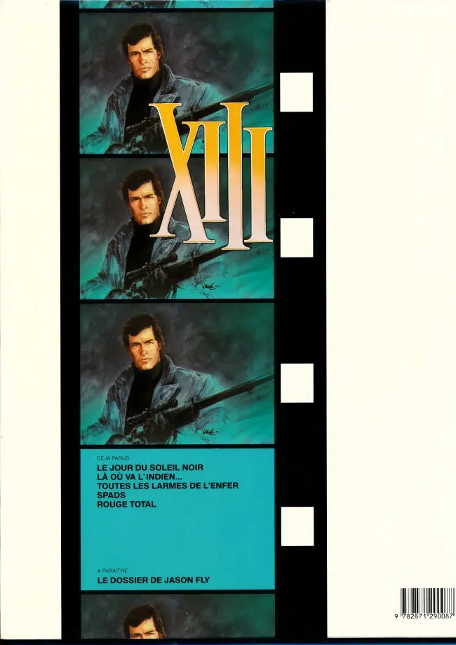 Verso de l'album XIII Tome 3 Toutes les larmes de l'enfer