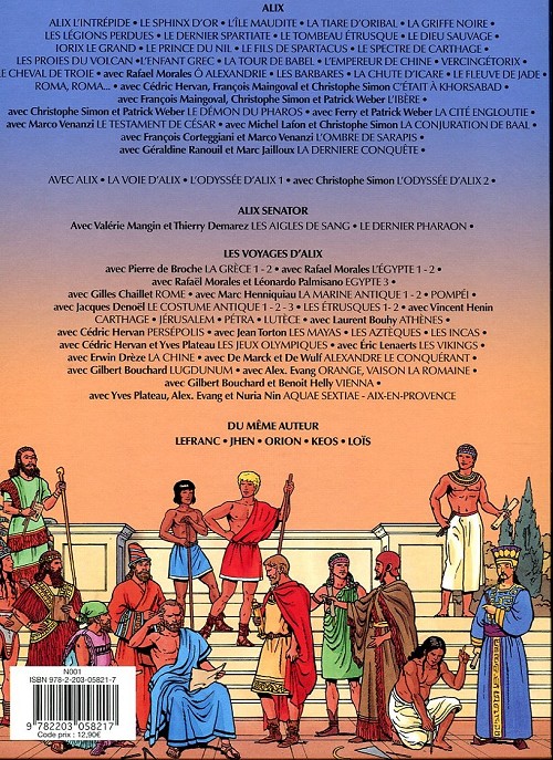 Verso de l'album Les Voyages d'Alix Tome 35 Babylone - Mésopotamie