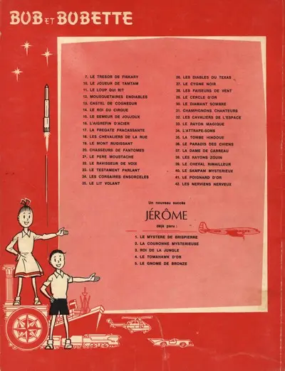 Verso de l'album Bob et Bobette Tome 45 Le semeur de joujoux