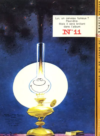 Verso de l'album Gaston Tome 10 Le géant de la gaffe