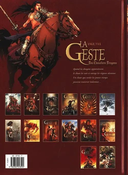 Verso de l'album La Geste des Chevaliers Dragons Tome 13 Salmyre