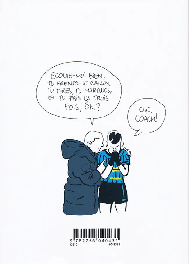 Verso de l'album Bastien Vivès Tome 7 Le football